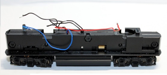 (image for) Loco Chassis w/o PCB board - Black ( N GP40 )